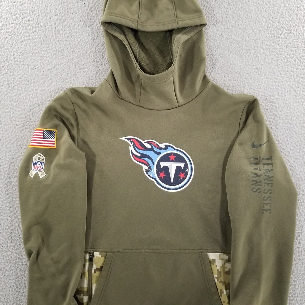 Tennessee Titans Nike Hoodie YOUTH XL Salute to Service Camo Therma Fit Boys